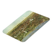 Antike Karte mit Panoramablick auf Washington DC Magnet (Linke Seite)