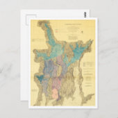 Antike Karte Narragansett Bay Rhode Island (Vorne/Hinten)