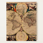 Antike Karte Planer (Rückseite)