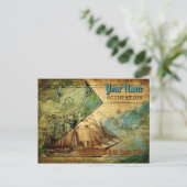 Antike Karte - Postkarte (Stehend Vorderseite)