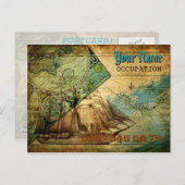 Antike Karte - Postkarte (Vorne/Hinten)