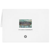 Antike Karte Saint Louis Missouri Mississippi Flus (Rückseite Horizontal)