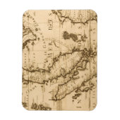 Antike Karte Südostasiens | 1687 Magnet (Vertikal)
