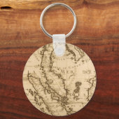 Antike Karte Südostasiens | 1687 Schlüsselanhänger (Vorderseite)