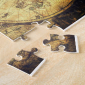 Antike Karte und Kompass Puzzle (Seite)