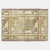 Antike Karte Vereinigte Staaten Amerika USA Decke (Vorderseite)