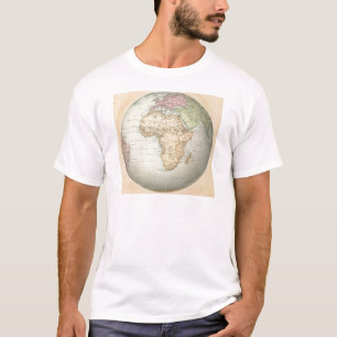 Antike Karte von Afrika T-Shirt