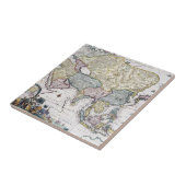 Antike Karte von Asien | 1696 Fliese (Seite)