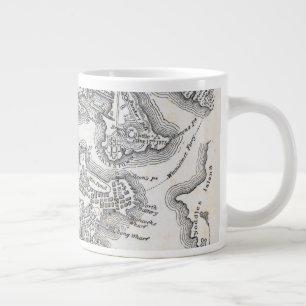 Antike Karte von Boston 1775-1776 Jumbo-Tasse