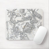 Antike Karte von Boston | 1775-1776 Mousepad (Mit Mouse)