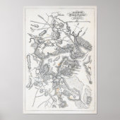 Antike Karte von Boston | 1775-1776 Poster (Vorne)