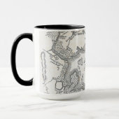 Antike Karte von Boston | 1775-1776 Tasse (Links)