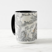 Antike Karte von Boston | 1775-1776 Tasse (Vorderseite Links)