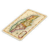 Antike Karte von Jamaika 1758 Magnet (Linke Seite)