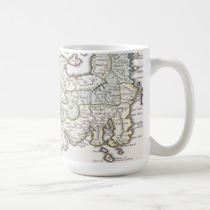 Antike Karte von Japan 1769 Kaffeetasse