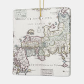Antike Karte von Japan | 1769 Keramikornament (Links)