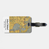 Antike Karte von Kanada Gepäckanhänger (Rückseite horizontal)