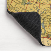 Antike Karte von Kanada Mousepad (Ecke)