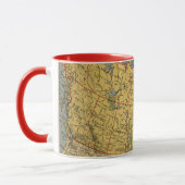 Antike Karte von Kanada Tasse (Links)