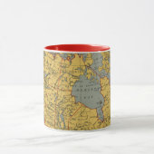 Antike Karte von Kanada Tasse (Zentrum)