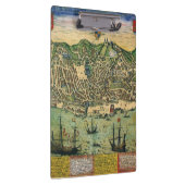 Antike Karte von Lissabon, Portugal, von Braun/Hog Klemmbrett (Rechts)