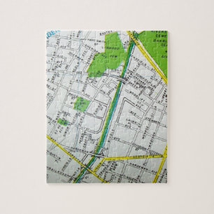 Antike Karte von Macon, GA Puzzle