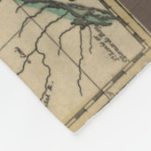 Antike Karte von Nordamerika, restauriert, 1763 Fleecedecke (Ecke)