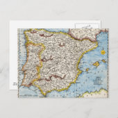 Antike Karte von Spanien und Portugal um die 1700e (Vorne/Hinten)