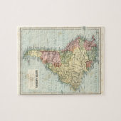 Antike Karte von Südamerika Puzzle (Horizontal)