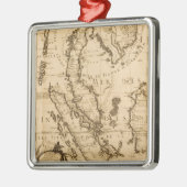 Antike Karte von Südostasien | 1687 Ornament Aus Metall (Links)