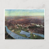 Antike Karte von Washington DC und dem Potomac Riv (Vorderseite)
