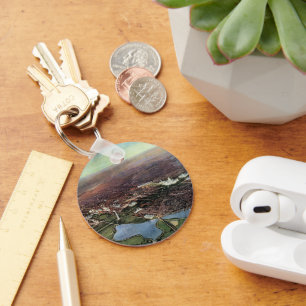 Antike Karte von Washington DC und dem Potomac Riv Schlüsselanhänger