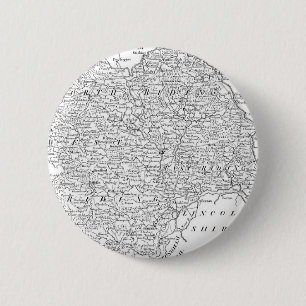 Antike Karte von Yorkshire 1786 Button