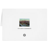 Antike Karte Washington DC und der Potomac River (Rückseite Horizontal)