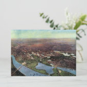 Antike Karte Washington DC und der Potomac River (Stehend Vorderseite)