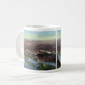 Antike Karte Washington DC und der Potomac River Kaffeetasse (Vorderseite Links)