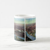 Antike Karte Washington DC und der Potomac River Kaffeetasse (Mittel)