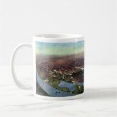 Antike Karte Washington DC und der Potomac River Kaffeetasse (Links)
