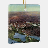 Antike Karte Washington DC und der Potomac River Keramikornament (Rechts)