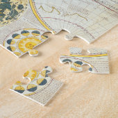 Antike Karten der WorldDouble Hemisphäre-Welt Puzzle (Seite)