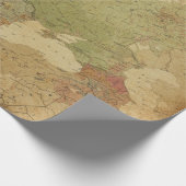 Antike Karten Stil 13 Wrapping Paper Roll Geschenkpapier (Ecke)