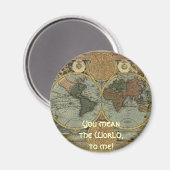 Antike Kartenserie Magnet (Vorderseite/Rückseite)