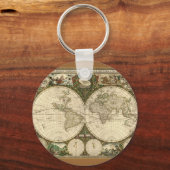 Antike Kartenserie Schlüsselanhänger (Vorderseite)