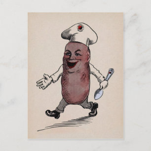 Antike Kartoffel-Postkarte Postkarte