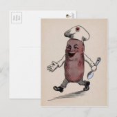 Antike Kartoffel-Postkarte Postkarte (Vorne/Hinten)