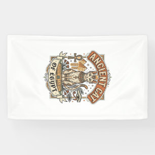 Antike Katze Ägyptens Katze Altes Ägypten Vintage  Banner