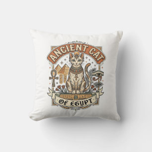 Antike Katze Ägyptens Katze Altes Ägypten Vintage Kissen