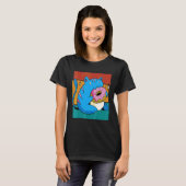 Antike Katzen-Donut T-Shirt (Vorne ganz)