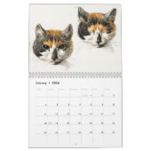 Antike Katzen-Skizzen von Jean Bernard Duvivier Kalender (Jan 2026)