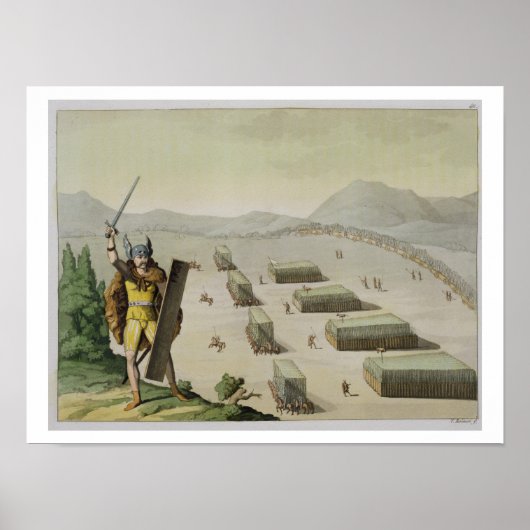 Antike Kelten oder Gallis in Schlacht, c.1800-18 ( Poster (Vorne)